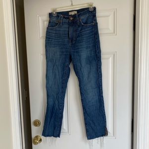 Madewell "Perfect Vintage" Jean Frayed
